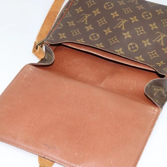 LOUIS VUITTON Monogram Cartouchiere GM Shoulder Bag M51252 LV Auth 138441 - Picture 12 of 16
